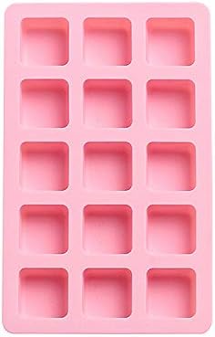 Cute Ice Cube Trays,Square Silicone Ice Trays,Ice Cube Tray (2pcs Square)