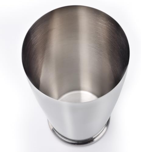 Barfly Cocktail Shaker with Weighted Bottom, Deluxe 28 oz, Stainless Steel