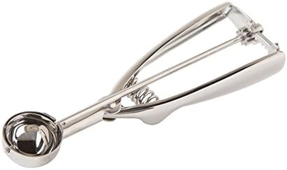 Fox Run Ice Cream/Cookie Dough Scoop, 1 x 2.25 x 7.75 inches, Metallic