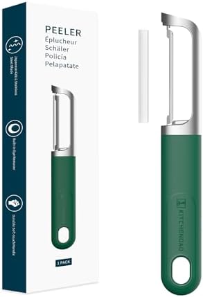 KITCHENDAO Swivel Vegetable Potato Peeler for Kitchen, Japanese 420J2 Stainless Steel Sharp Blade