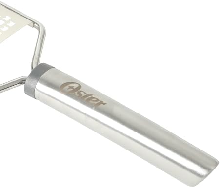 Oster Chadswyck 11.8” Handheld Grater, Stainless Steel Cheese Grater, Sharp Blades for Kitchen Prep, Dishwasher Safe