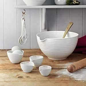 Portmeirion Sophie Conran White Measuring Cups,Set of 4