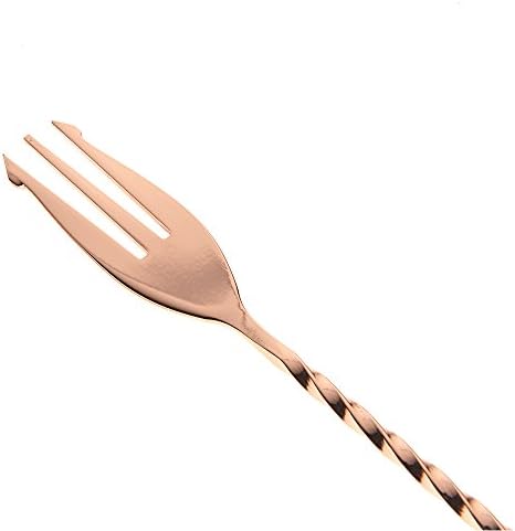 Barfly Fork Bar Spoon, End 19 5/8" (50 cm), Copper