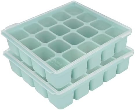 Baby Food Storage Silicone Cubes, Ocean Blue, 20 Cubes 0.8oz