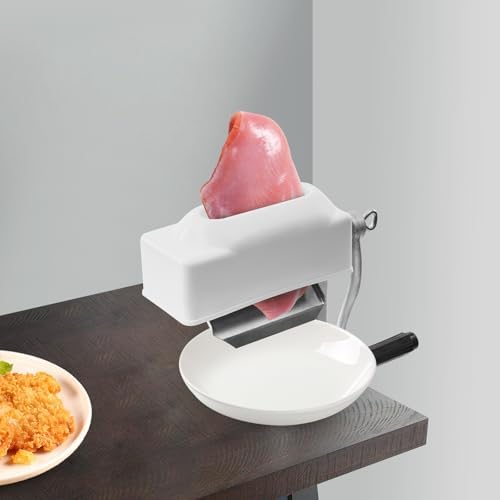 Commercial Meat Tenderizer Cuber, Heavy Duty Manual Meat Tenderizer Manual Hand Crank Design, Improves Marinade Absorption Home BBQ & Cooking Essential Tool