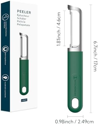 KITCHENDAO Swivel Vegetable Potato Peeler for Kitchen, Japanese 420J2 Stainless Steel Sharp Blade