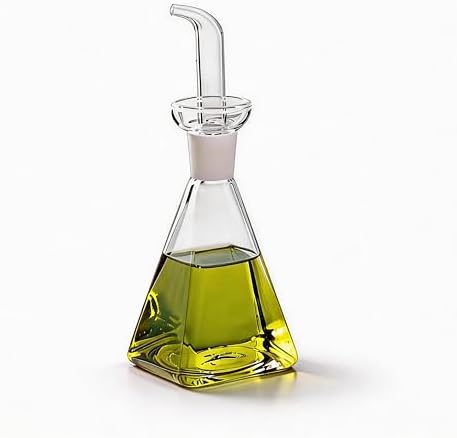 ELETON Square Non Drip Oil Dispenser for Kitchen,Easy Refill and Pouring