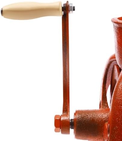 Hand Crank Dry Corn Sheller, Manual Corn Thresher, Heavy Duty Cast Iron Corns Shelling Machine, Manual Quick Corns Cob Stripper Tool for Small Farm & Household Use, Orange