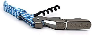 Pulltap's Genuine Collection Maritime 900 Waiter's Corkscrew – Double-Hinged Wine Key with Sliding Foil Cutter – Patented Design – Made in Spain – Nautic Ancora