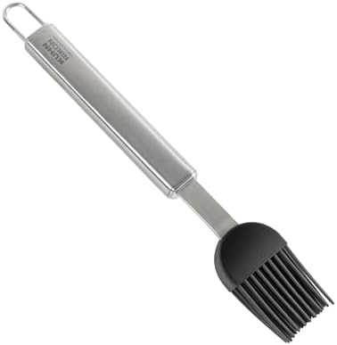 Kuhn Rikon Essential Basting Brush – Flexible Silicone Bristles for Even Coating of Oils, Sauces & Marinades – Comfortable Grip