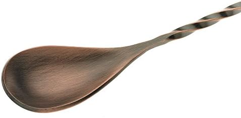 Barfly Bar Spoon, Fork End 12 3/8" (31.5 cm), Antique Copper