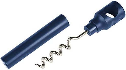 Personalized Pocket Corkscrew - Wine Bottle Opener- Custom Printed Name - Imprinted with Your Name, Logo or Message - Great Gift Ideas - FREE PERZONALIZATION - 12 Corkscrews per Box (Dark Blue)