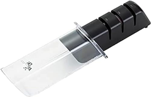 Kai Seki Magoroku Diamond and Ceramic Sharpener (AP-0308), Black/White, 141 * 51 * 55 mm (Length X WidthX Height)