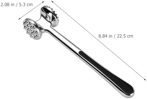 Meat Mallet for Cooking: Meat Mallet Metal Meat Tenderizer Powder Ground Beef Masher Meat Mallet Tenderizer Meat Tenderizer Hammer Meat Tool Gavel Meat Hammer Zinc Alloy
