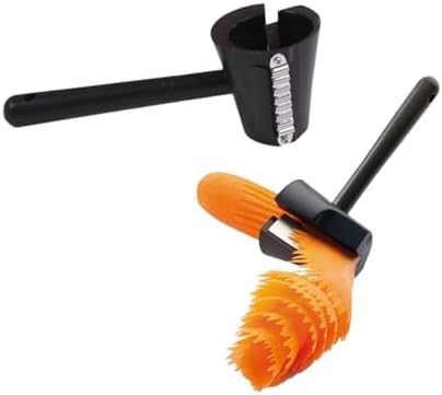 2PCS Spiral Vegetable Slicer Spiralizer, Chopper Vegetable Cutter, Vegetable Chopper Food Slicer Grater Handheld Spiralizer Vegetable Slicer Great Vegetable Spiralizer Cutter for Salad Vegetable