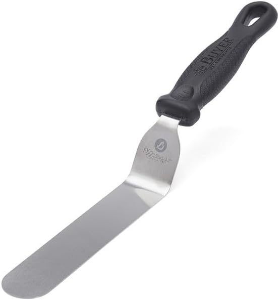 DE BUYER FKOfficium Angled Spatula, 19,5 x 3,5 cm