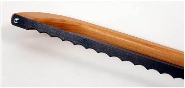 Out of the Woods of Oregon Bread and Bagel Slicer Bow Saw Bread Knife for Home Made Bread - Choose from Right Handed or Left Handed (CHERRY - LEFT HANDED)