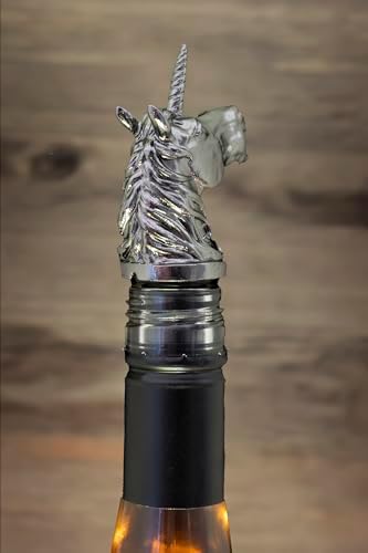 Pour People's Market Unicorn Wine Aerator - Decanter Pour Spout - Wine Accessories - Red Wine - Liquor - Great for Halloween and Wine Parties - Unique Goth or Christmas Gift for Wine Lovers