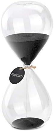 SWISSELITE Hourglass Sand Timers, Hourglass Sand Clock Inspired Glass