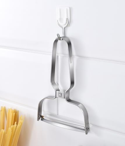 Wagensteiger Stainless Steel Potato Peeler with Extra-Wide Peeling Blade, Great for Large Vegetables (1610)