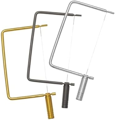 ROCKLER Gold Finish Cheese Slicer Kit - Stainless Steel Wire Cheese Slicer w/Extra 2 Wires & Hex Key - Easy Installation Cheese Cutters for Block Cheese - DIY Kitchen Gadgets for Decor