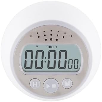 Taylor Digital Timer Counts Up and Down for School, Learning, Projects, and Kitchen Tasks, Super Loud Digital Timer, Gray