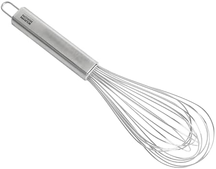 Kuhn Rikon Essential Balloon Whisk – Stainless Steel Wires with Comfortable Handle – Ideal for Beating, Mixing & Blending