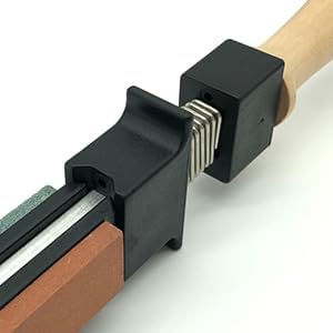 Professional Sharpener with 8 Sharpening Stones,Fixed Angle Kitchen Chef Knife Sharpening Kit, Grinding Gripping System Tool,