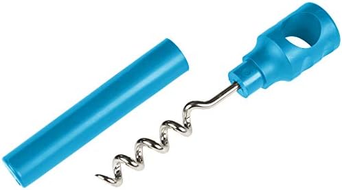 Personalized Pocket Corkscrew - Wine Bottle Opener- Custom Printed Name - Imprinted with Your Name, Logo or Message - Great Gift Ideas - FREE PERZONALIZATION - 12 Corkscrews per Box (Turquoise)