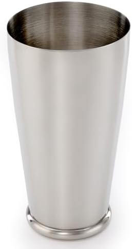 Barfly Cocktail Shaker with Weighted Bottom, Deluxe 28 oz, Stainless Steel