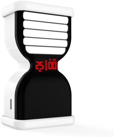Digital Hourglass Timer for Productivity, Visual Countdown with Flight Flow