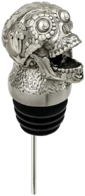 Stainless Steel Animal Wine Pourer Aerator - Sugar Skull