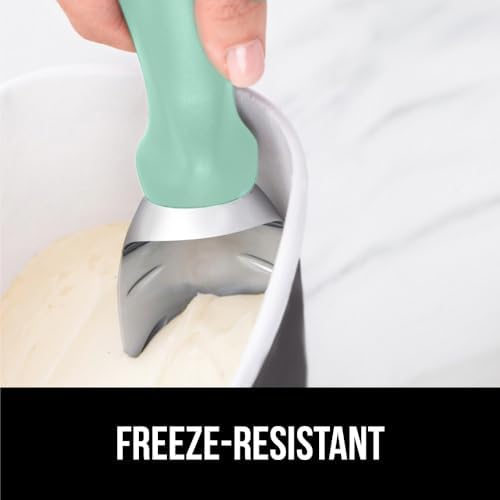 GORILLA GRIP® Heavy Duty Ice Cream Scoop, Professional Scooper, Mint