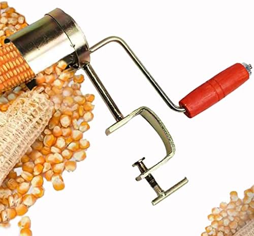 Corn Sheller Machine Hand Crank,Dry Corn Sheller for Popcorn,Corn Thresher & Peeling Corn,Corn Cob Stripper Tool,Corn on the cob Corn Peeler Thresher Shucker,for Farms and Families