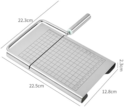 Cheese Slicer Board with Blade, Cheese Cutters for Block Cheese