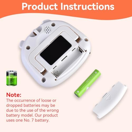 Cute Cartoon Animal Timer, Digital Kitchen Timer Magnetic Countdown Timer with on Off Switch and Large LCD Display for Cooking, Baking, Classroom Supplies
