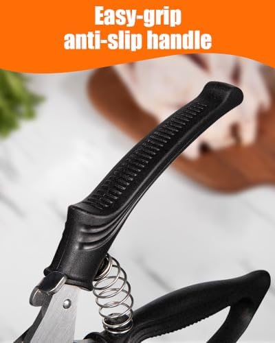 Brigii Kitchen Shears, Heavy Duty Poultry Shears, Stainless Steel Scissors