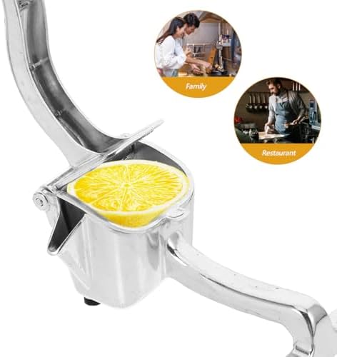 Manual Lemon Juicer Stainless Steel Handheld Citrus Squeezer for Lemons Limes and Small Oranges Kitchen Fruit Juicer Tool for Fresh Juice and Drink Preparation