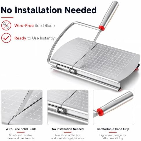 Kitchen Cheese Slicer, Handheld Cheese Cutter Board