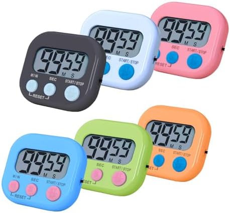 Digital Kitchen Timers, BESTWYA Electronic Timer (6,6 Colors)