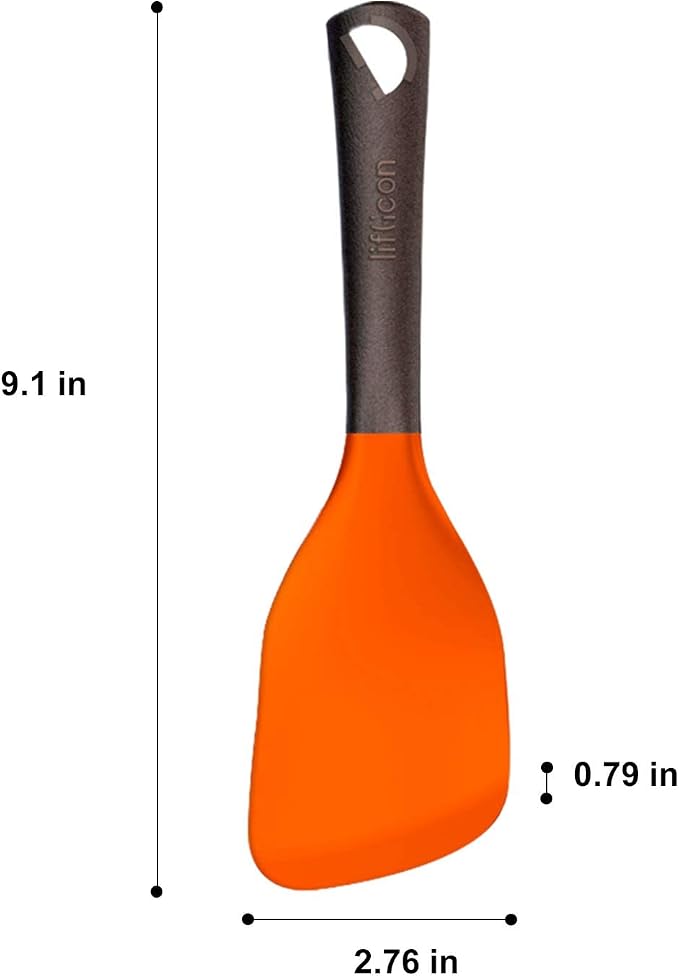 Liflicon Multifuctional Rice Paddle Rice potato food Service Spoon, Non-stick/Eco-friendly/Heat-resistant Up to 446 Degree Fahrenheit Best Silicone Kitchen Utensils Rice Paddle Spoon,Works for Rice
