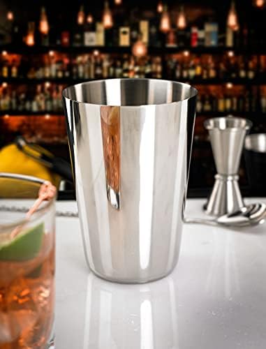 Barfly Superfly Tin, 18 OZ Cocktail Shaker, Small (532 ml), Heavyweight Stainless, (M37159)