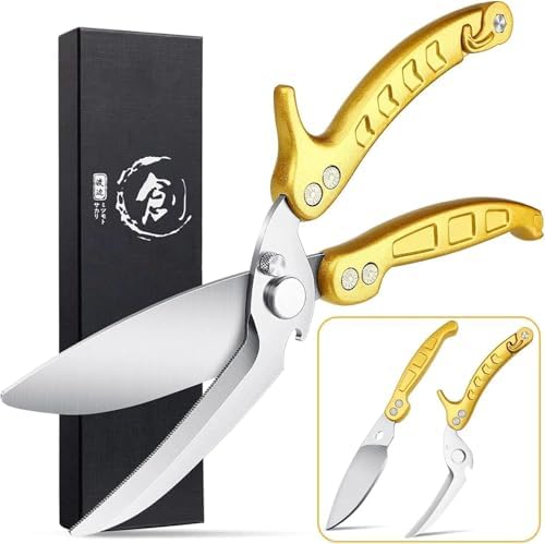 Dream Reach Poultry Shears Heavy Duty Stainless Steel Kitchen Scissors
