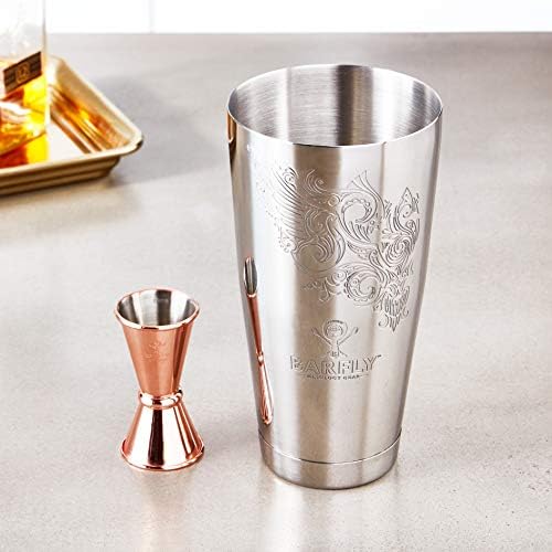 Barfly Cocktail Tin, Large 28 oz (828 ml), Stainless Steel, Logo Etch