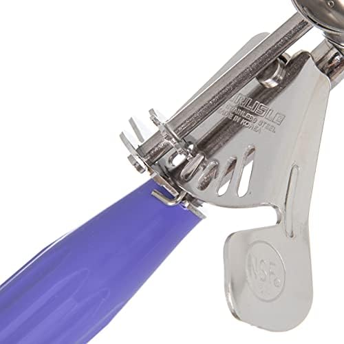 Carlisle FoodService Products 60300-40 Stainless Steel Portion Control Disher Scoop, 0.9 oz, Orchid