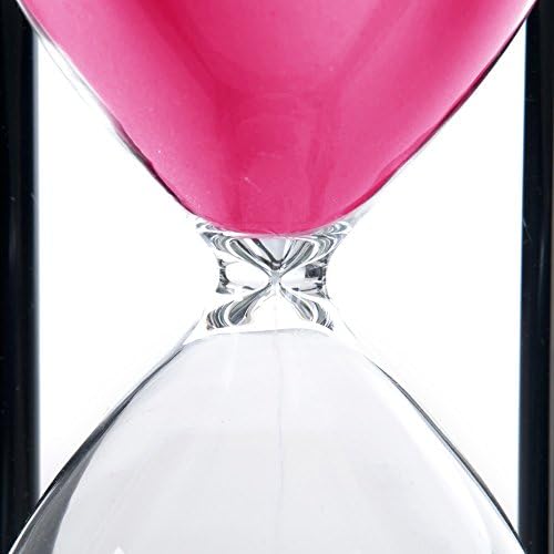 60 Minutes Hourglass, Wood Sand Timer, Pink