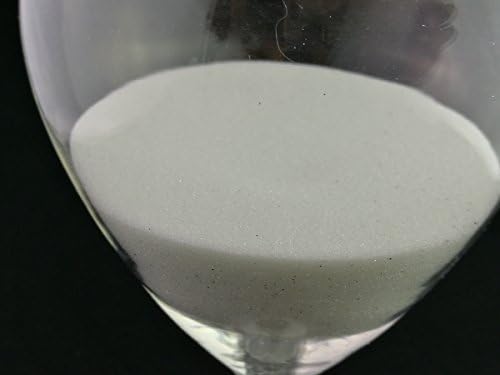Large Fashion Colorful Sand Glass Sandglass Hourglass Timer Clear Smooth Glass Measures Home Desk Decor Xmas Birthday Gift (5 Minutes, White)