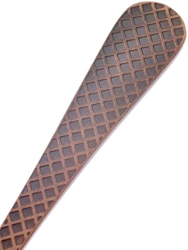Barfly 13.2-inch Diamond Lattice Etch Bar Spoon, Antique Copper