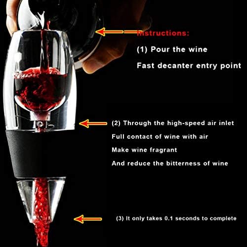 Wine Aerator, Red Wine Decanter, Easy To Clean, Quick Pouring, Enhances Taste & Smoothness