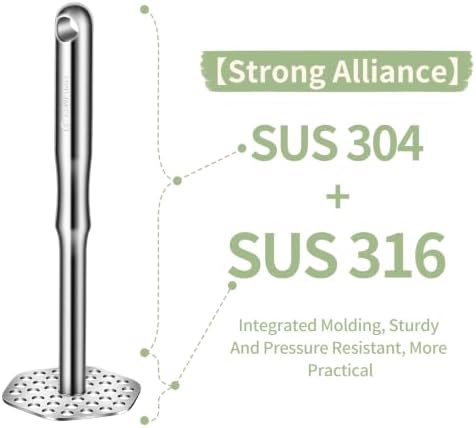 316 Stainless Steel Potato Masher Mashed Potato Masher